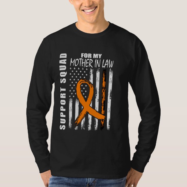 Svärmor Många Sclerosis Flagga Supporter Pr T Shirt (Framsida)