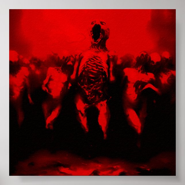 Svarmvatten | Papper utskrift för projektionsyta Poster (Framsidan)