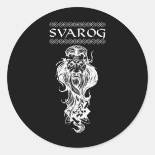 Svarog slavisk hedniskt gudar slaver hedendom myto runt klistermärke