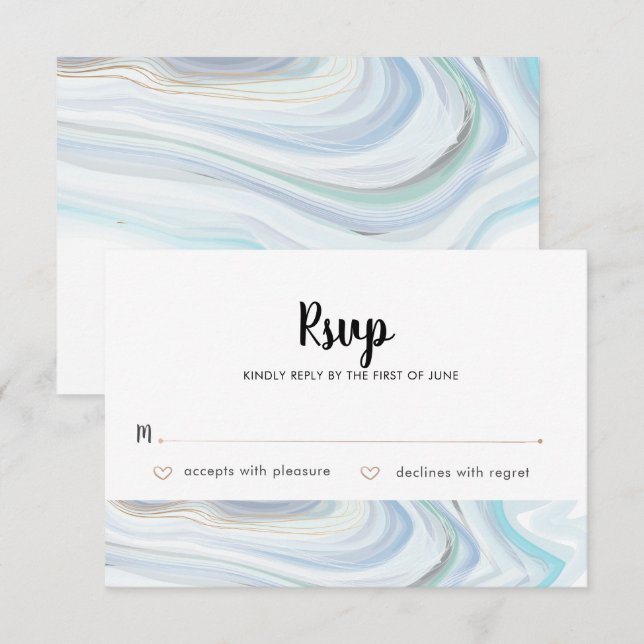 Svarsbiljett för Billy Inbjudningar (Fram/baksida)