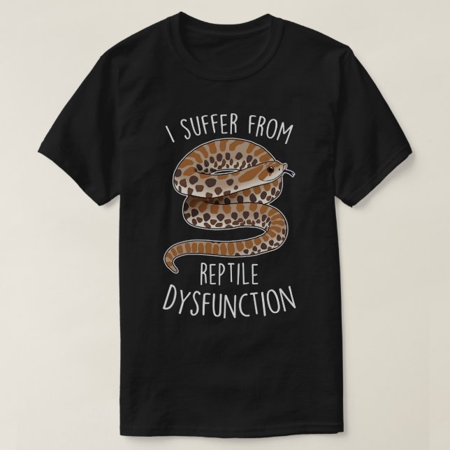 Svarsfunktion för nossnake - reptil 1 t shirt (Design framsida)