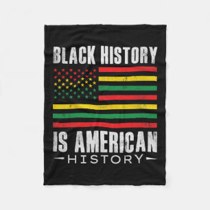 Svarshistorien är Amerikansk historia Bhm African Fleecefilt