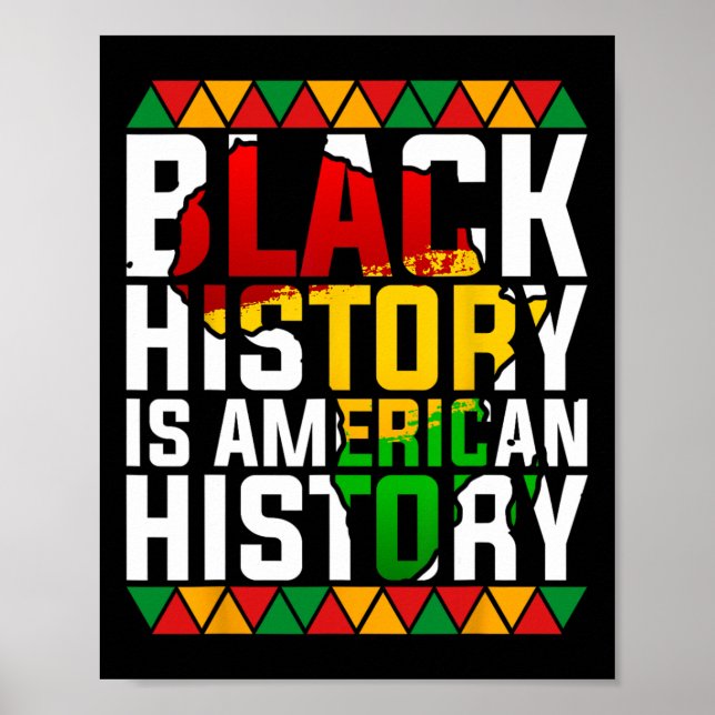 Svarshistorien är Amerikansk historia patriotisk A Poster (Framsidan)