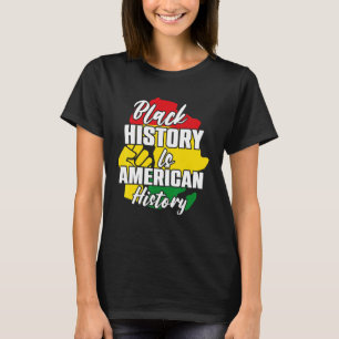 Svarshistorien är Amerikansk historia patriotisk A T Shirt