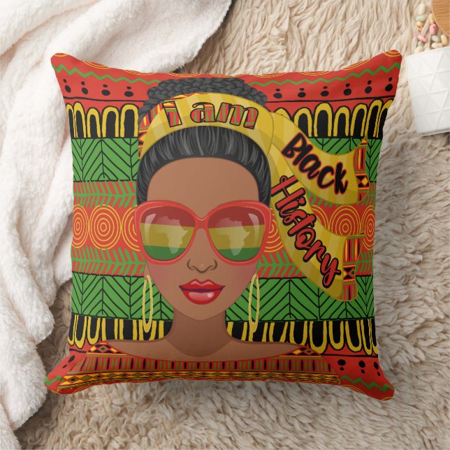 Svarshistorik, multipelt - Färg Dekorativ kudde (Filt)