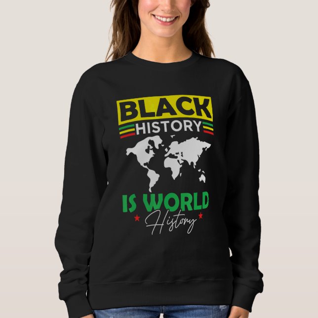 Svarshistoriken är Afrikan för världshistorik T Shirt (Framsida)