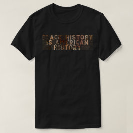 Svarshistoriken är Amerikansk historia BHM T-Shirt