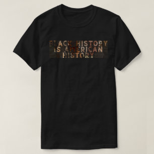 Svarshistoriken är Amerikansk historia BHM T-Shirt