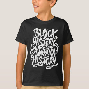 Svarshistoriken är Amerikansk historia Black Histo T Shirt