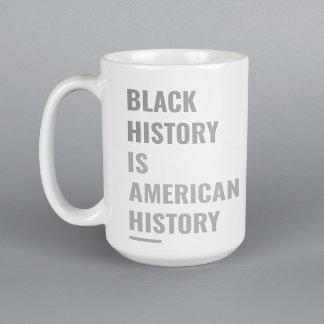 Svarshistoriken är Amerikansk historia - Klassiskt Kaffemugg
