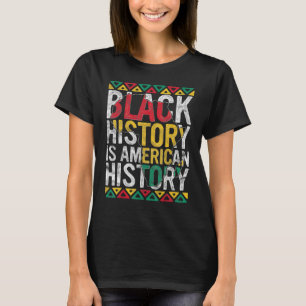 Svarshistoriken är Amerikansk historia-månadens Pr T Shirt