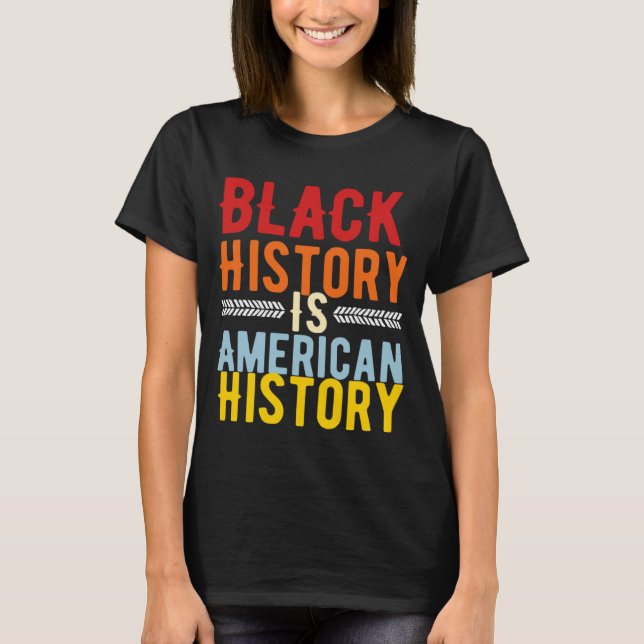 Svarshistoriken är Amerikansk historia Shirt T Shirt (Framsida)