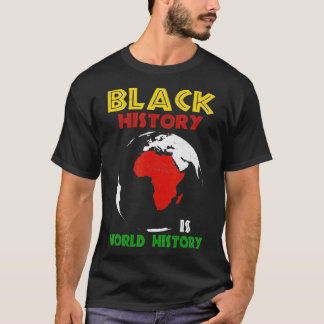 Svarshistoriken är det afrikanska Pridet i världsh T Shirt