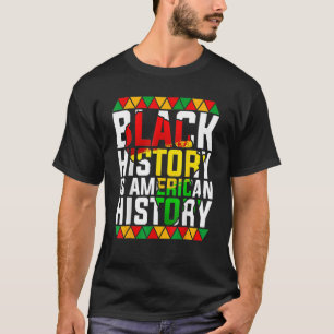 Svarshistoriken är Pridet Amerikansk historia Blac T Shirt