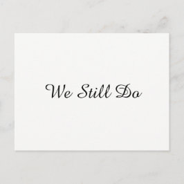 Svarsinläggskort Inbjudan Vykort