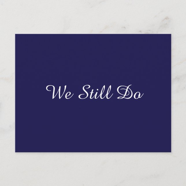 Svarsinläggskort Inbjudan Vykort (Framsida)