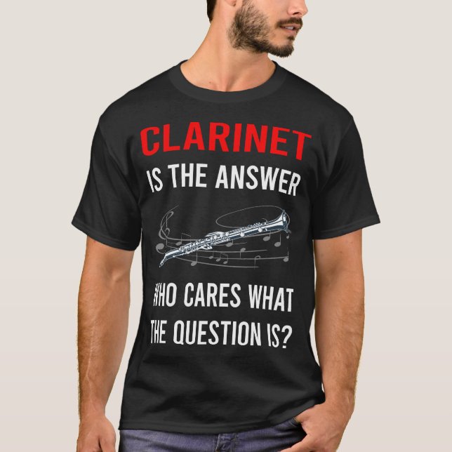 Svarsklarinetten T Shirt (Framsida)