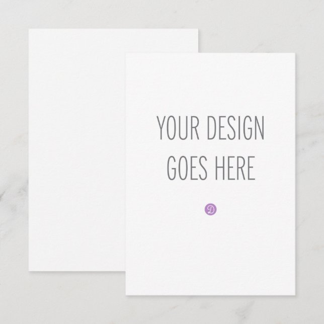 Svarskort A1 Enclosure Card Printing (3,5x5) Inbjudningar (Fram/baksida)