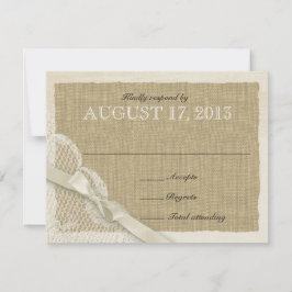 Svarskort Antique White Snöre Land OSA Kort