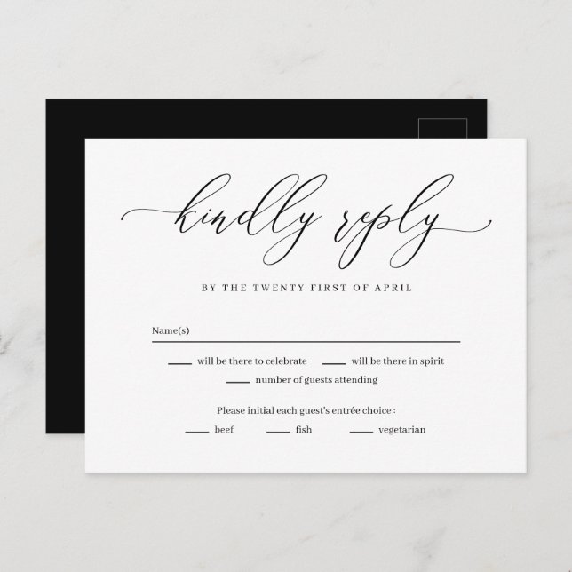 Svarskort för ändringsbar Färg-OSA i Forever love Vykort (Fram/baksida)