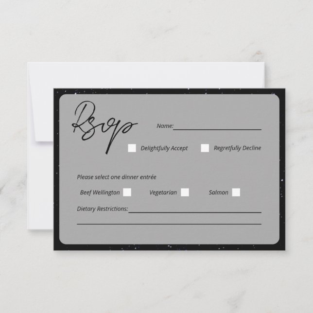 Svarskort för Bröllop Written In The Stars OSA Kort (Framsida)