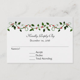 Svarskort för decembersvar på Bröllop OSA Kort