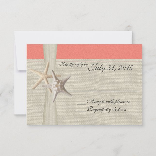 Svarskort för korallager och pärlvarv OSA kort (Framsida)