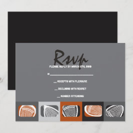 Svarskort för LACROSSE Pub Mitzvah-inbjudan Inbjudningar