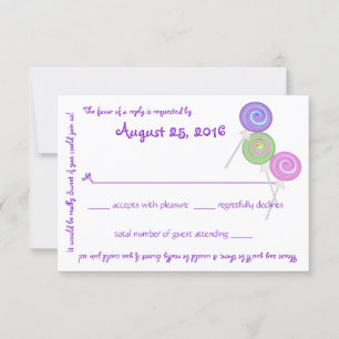 Svarskort för meddelandetext i Candy Treasures OSA Kort