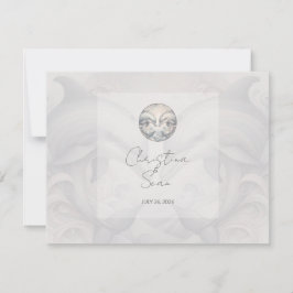 Svarskort för moderna Stollig-delfiner Bröllop OSA