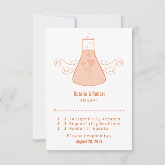 Svarskort för orange-kemi OSA kort (Framsida)