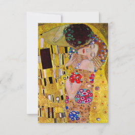 Svarskort för osa; Kiss av Gustav Klimt OSA Kort
