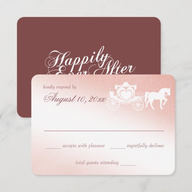 Svarskort för Rosa av handbagage OSA Kort (Fram/baksida)