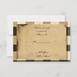 Svarskort för Rustic Land Black Sepia-kontroller OSA Kort