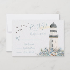 Svarskort för Seaside Lighthouse Bröllop OSA