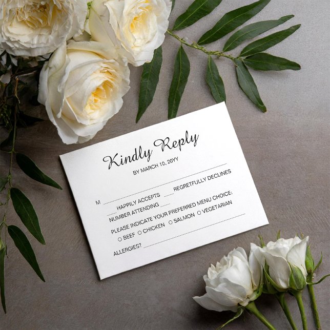 Svarskort för Sunshine Joy-bröllop Inbjudningar (Skapare uppladdad)