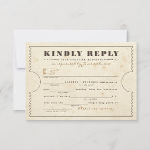 Svarskort för vintage Telegram Biljett Libs OSA Kort