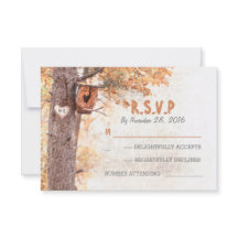 Svarskort från kärlek träd vid bröllop