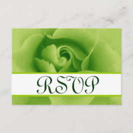Svarskort från Lime Green Ro OSA Bröllop Small Kort