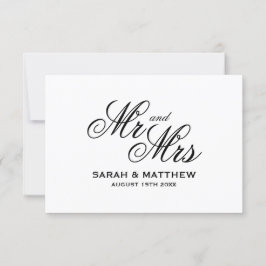 Svarskort från OSA bröllop Kort