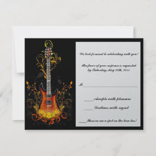Svarskort från pub mitzvah guitar OSA kort