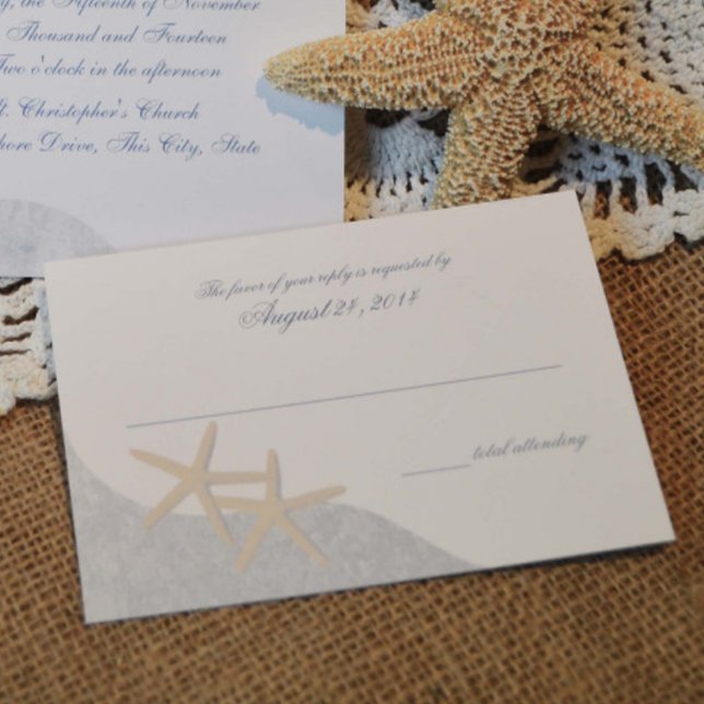 Svarskort från Starfish Bröllop OSA Kort (Skapare uppladdad)