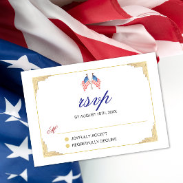 Svarskort från USA flagga som bedöms som minimalis OSA Kort