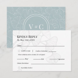 Svarskort Ginkgo Biloba Dream Bröllop OSA Kort