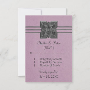 Svarskort Lilac Medallion Gräns OSA Kort