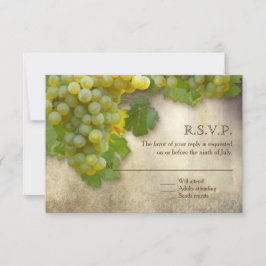 Svarskort Liten Chardonnay vintrikonst Inbjudningar