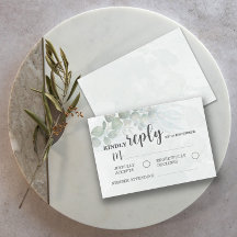 Svarskort på OSA av Eucalyptus grönt