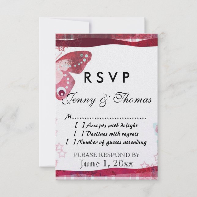 Svarskort RSVP OSA Kort (Framsida)