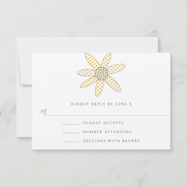 Svarskort vid högvattenrisk i Träd Bröllop OSA Kort (Framsida)