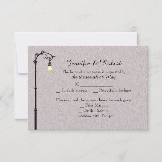 Svarskortet Big Easy Bröllop OSA Kort (Framsida)